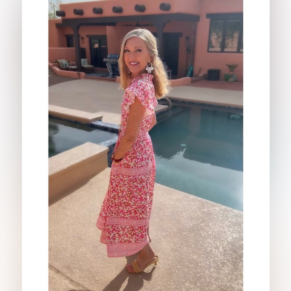 NWT Floral Pink Multi Dress-S - Picture 13 of 17